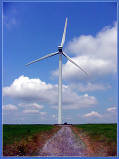 Wind turbine blast cleaning